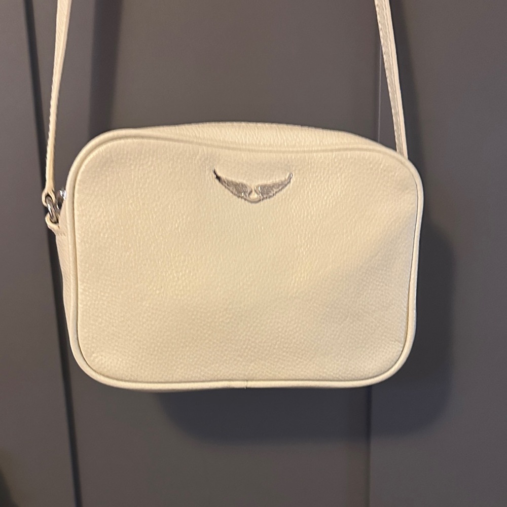 Zadig & Voltaire Cream Crossbody Bag